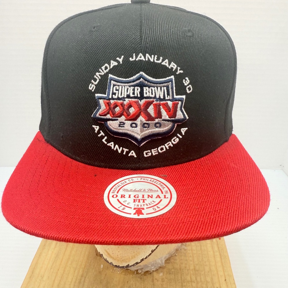 Mitchell & Ness Super Bowl XXXIV‎ Atlanta Snapback Hat Adjustable New